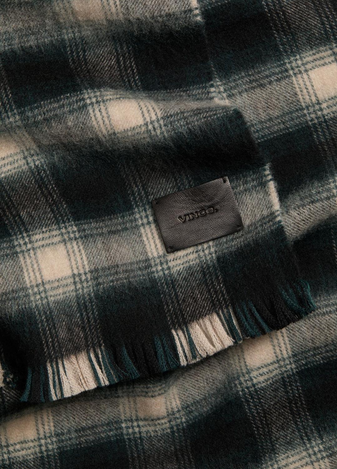 VINCE | Brushed Plaid Wool Scarf in Scarves & Hats - COUNTRY RACER