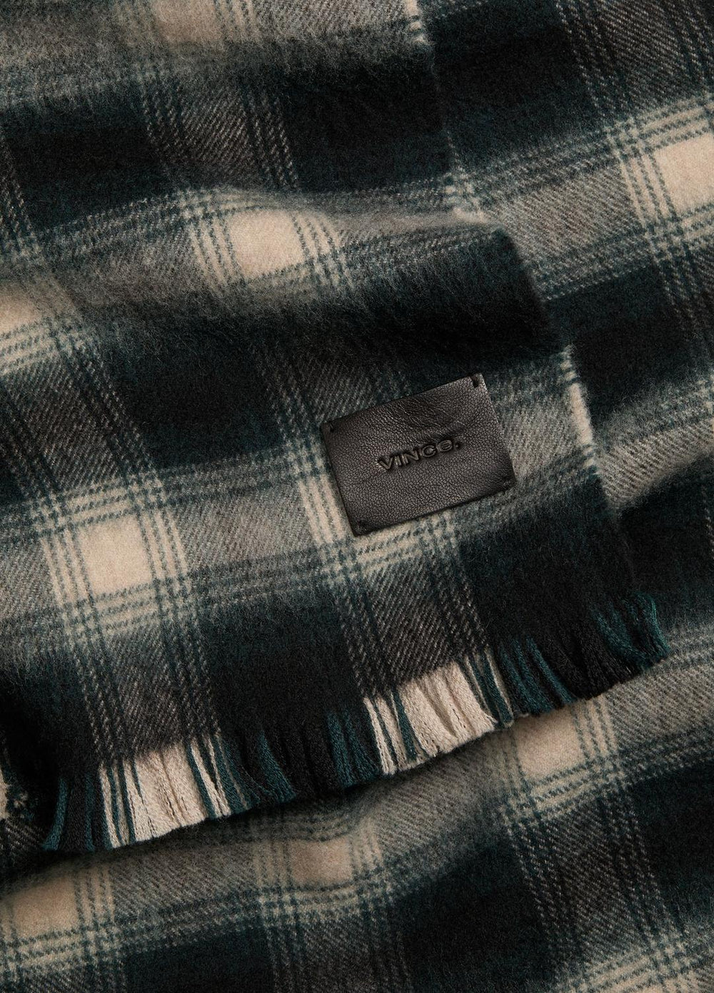VINCE | Brushed Plaid Wool Scarf in Scarves & Hats - COUNTRY RACER
