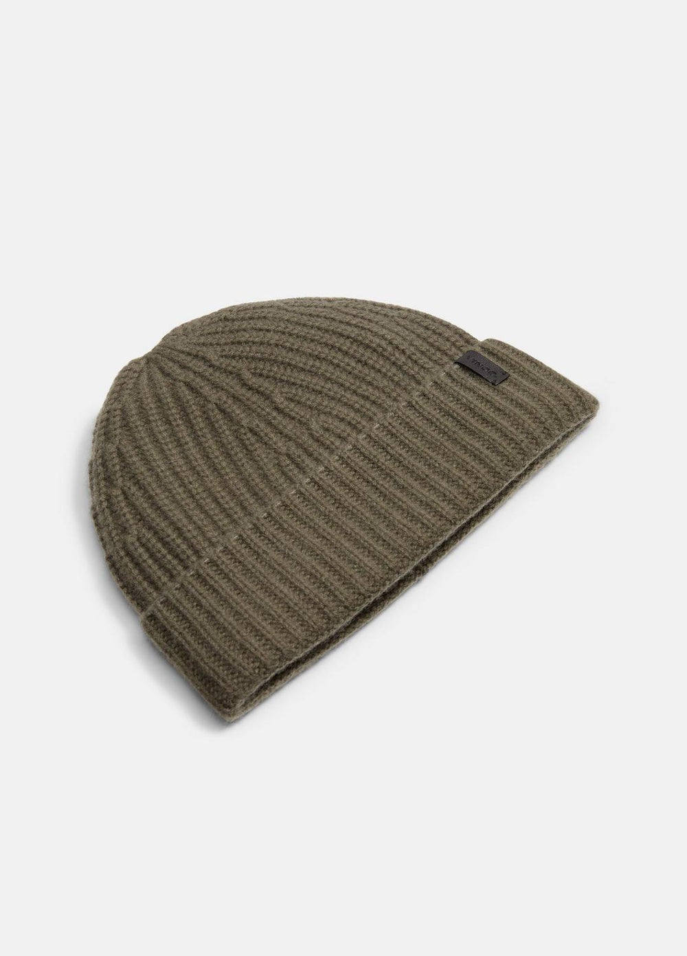 VINCE | Cashmere Shaker-Stitch Beanie in Scarves & Hats - SURPLUS OLIVE