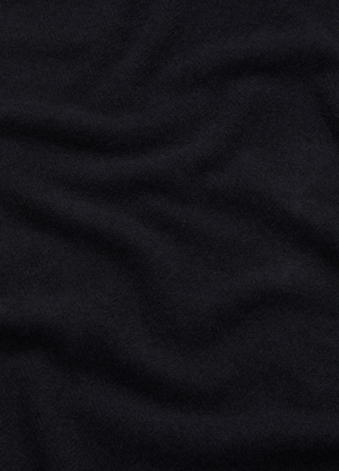 VINCE | Herringbone Cashmere Scarf in Scarves & Hats - BLACK