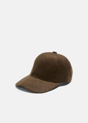 VINCE | Cashmere Baseball Cap in Scarves & Hats - NIGHT MOSS