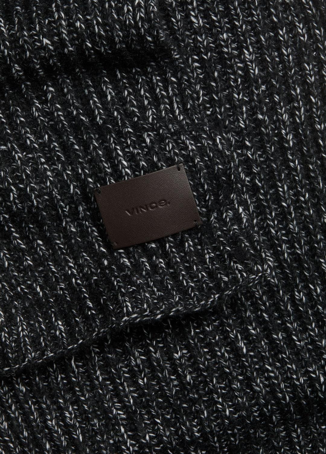 VINCE | Cardigan-Stitch Scarf in Scarves & Hats - HEATHER MARBLE