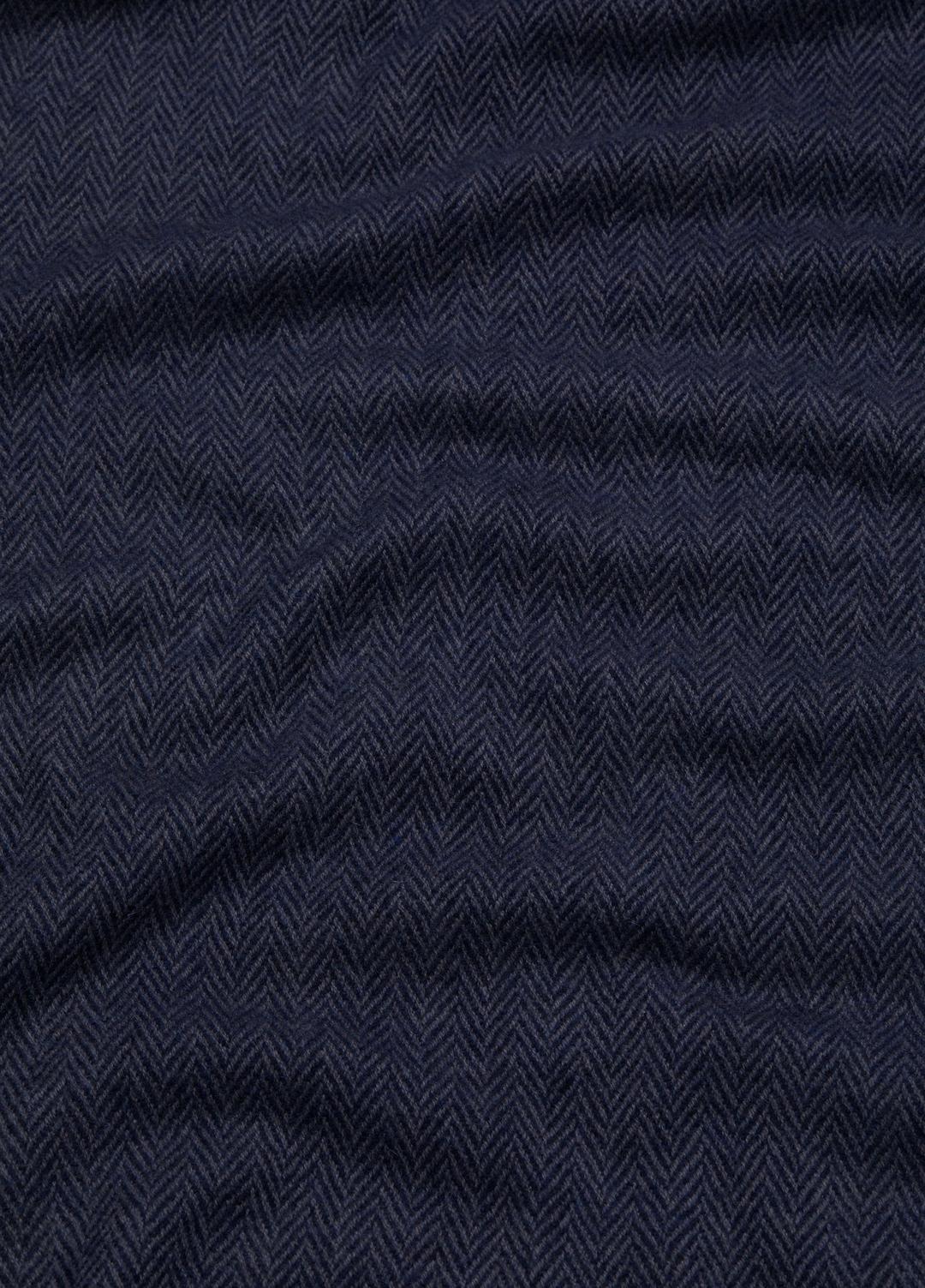VINCE | Herringbone Cashmere Scarf in Scarves & Hats - COASTAL BLUE/IRIS BLUE