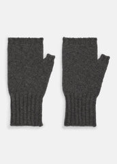 VINCE | Cashmere Hand Warmers in Gloves - HEATHER CHARCOAL