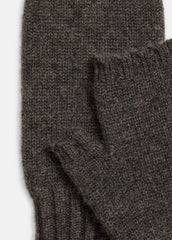 VINCE | Cashmere Hand Warmers in Gloves - HEATHER CHARCOAL