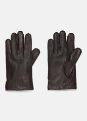 VINCE | Classic Cashmere-Lined Leather Glove in Gloves - ESPRESSO