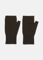VINCE | Cashmere Hand Warmers in Gloves - DARK LEAF