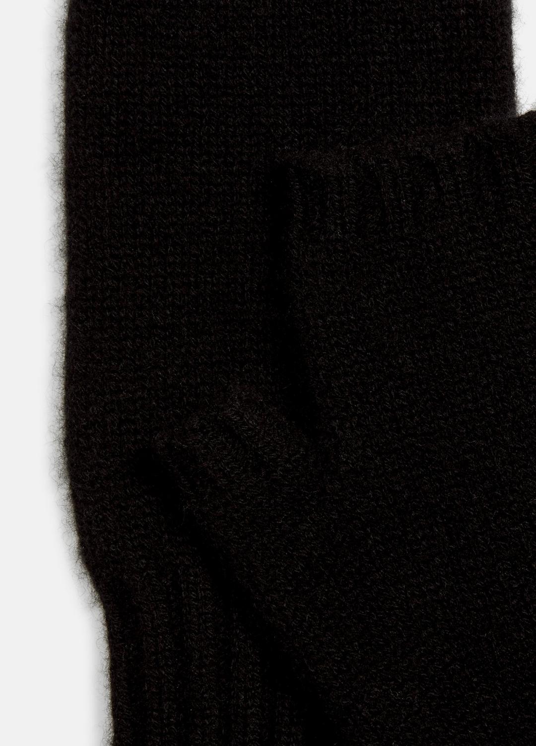 VINCE | Cashmere Hand Warmers in Gloves - BLACK