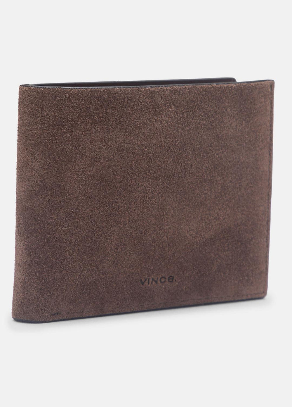 VINCE | Suede Bifold Wallet in Bags - CHOCOLATE
