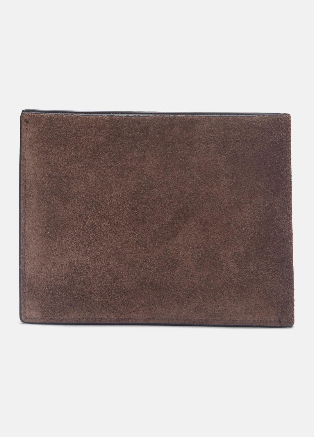 VINCE | Suede Bifold Wallet in Bags - CHOCOLATE