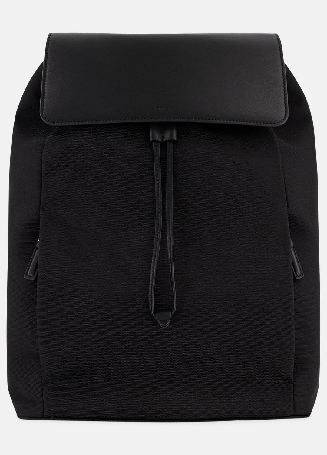 VINCE | Drayton Nylon Flap Backpack in Bags - BLACK