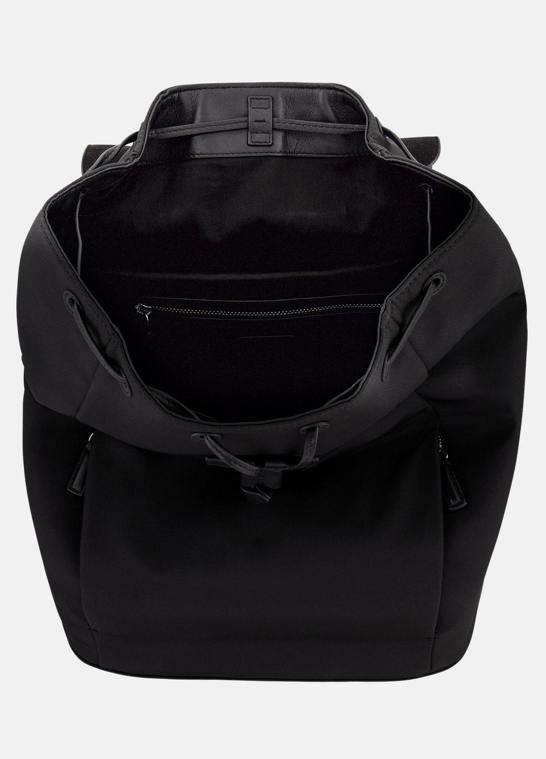 VINCE | Drayton Nylon Flap Backpack in Bags - BLACK