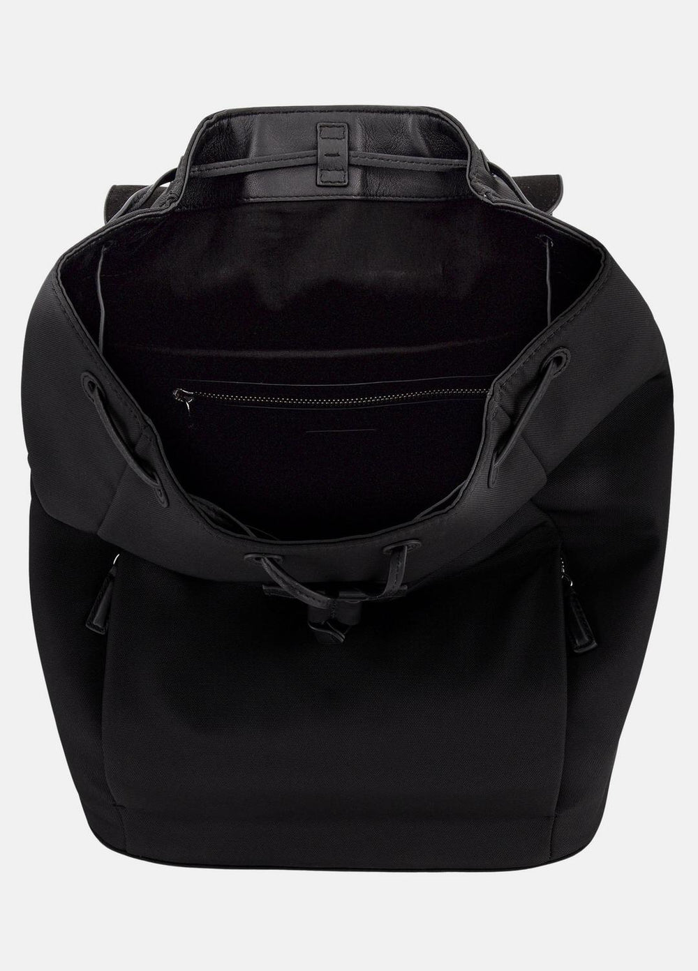 VINCE | Drayton Nylon Flap Backpack in Bags - BLACK