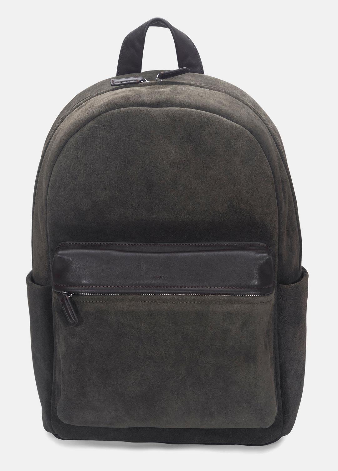 VINCE | Cavalor Suede Backpack in Bags - DRIVER GREEN
