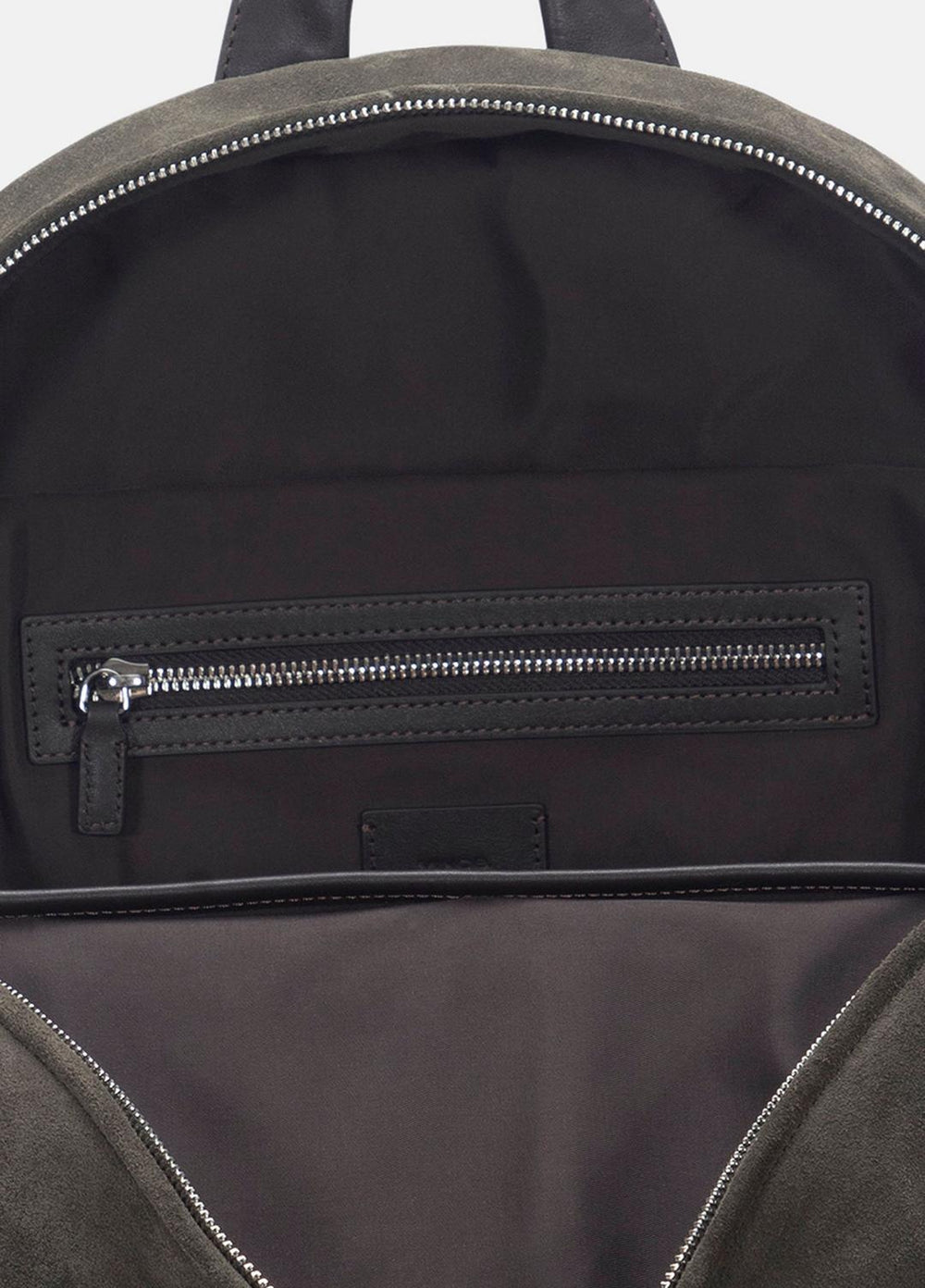 VINCE | Cavalor Suede Backpack in Bags - DRIVER GREEN