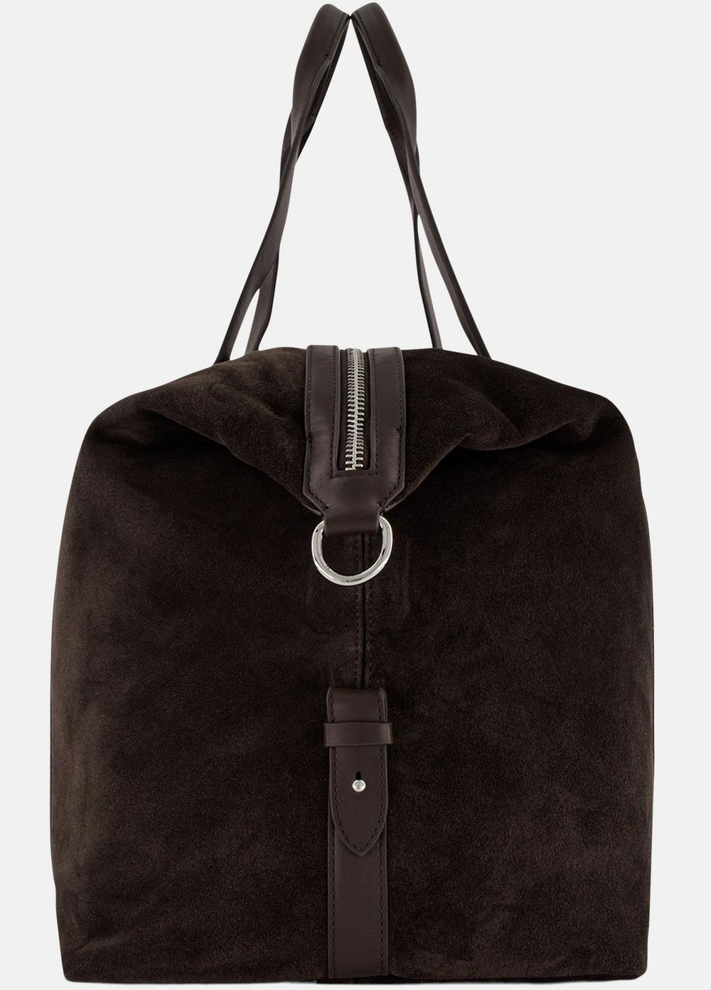 VINCE | Westmore Suede Duffle Bag in Bags - TOBACCO
