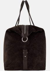 VINCE | Westmore Suede Duffle Bag in Bags - TOBACCO