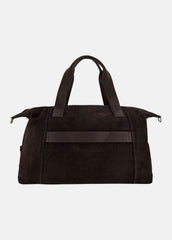 VINCE | Westmore Suede Duffle Bag in Bags - TOBACCO