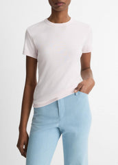 VINCE | Pima Cotton-Blend '90s Shrunken T-Shirt in Shirts & Tees - BALLET