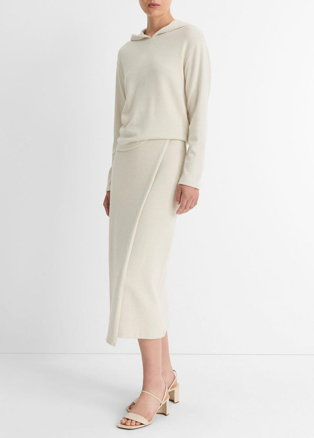 VINCE | Cozy Wrap Skirt in Dresses & Skirts - HEATHER CERAMIC