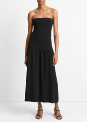 VINCE | Compact Drop-Waist Skirt in Dresses & Skirts - BLACK