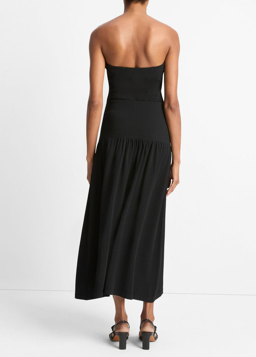 VINCE | Compact Drop-Waist Skirt in Dresses & Skirts - BLACK