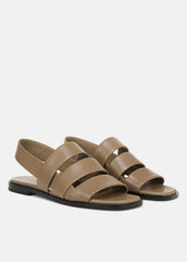 VINCE | Mazie Leather Slingback Sandal in Shoes - SAND SHELL