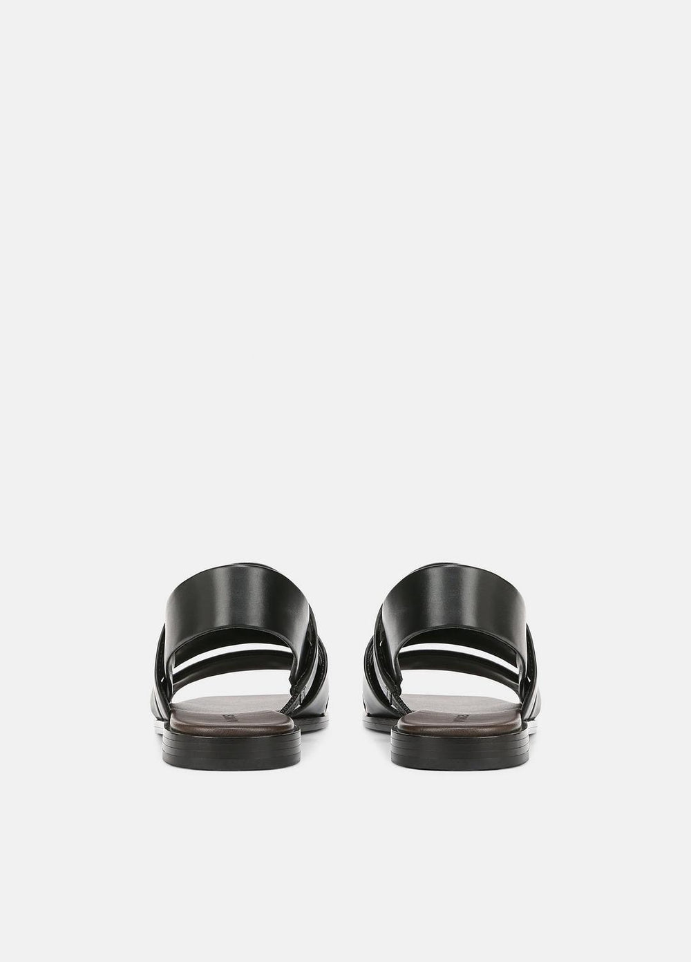 VINCE | Mazie Leather Slingback Sandal in Shoes - BLACK
