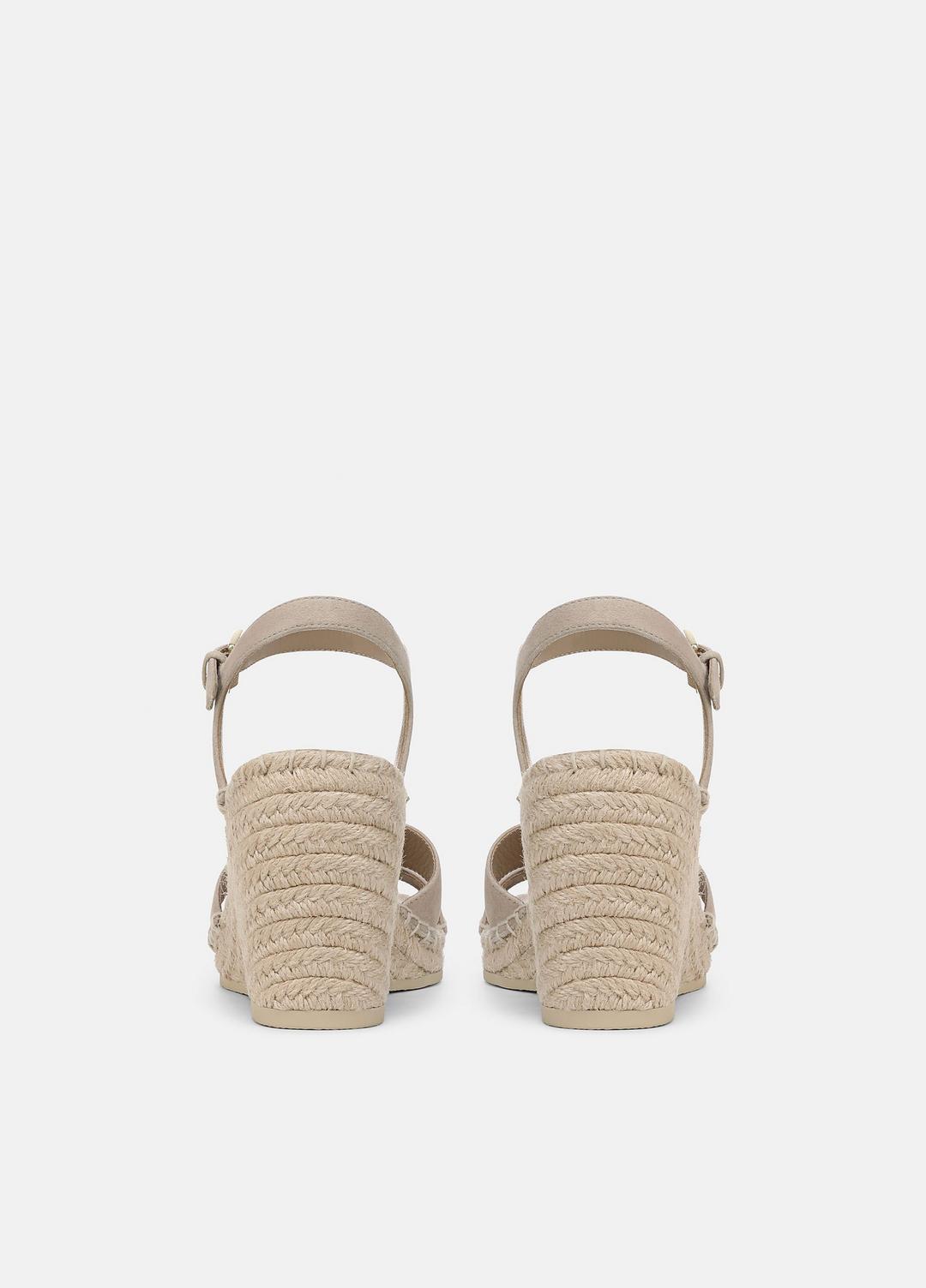 VINCE | Gwen Suede Espadrille Wedge Sandals in Shoes - TAUPE CLAY