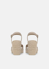 VINCE | Gwen Suede Espadrille Wedge Sandals in Shoes - TAUPE CLAY