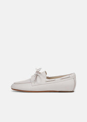 VINCE | Marin Leather Lace-Up Loafer in Shoes - WHITE/SABBIA