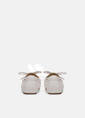 VINCE | Marin Leather Lace-Up Loafer in Shoes - WHITE/SABBIA