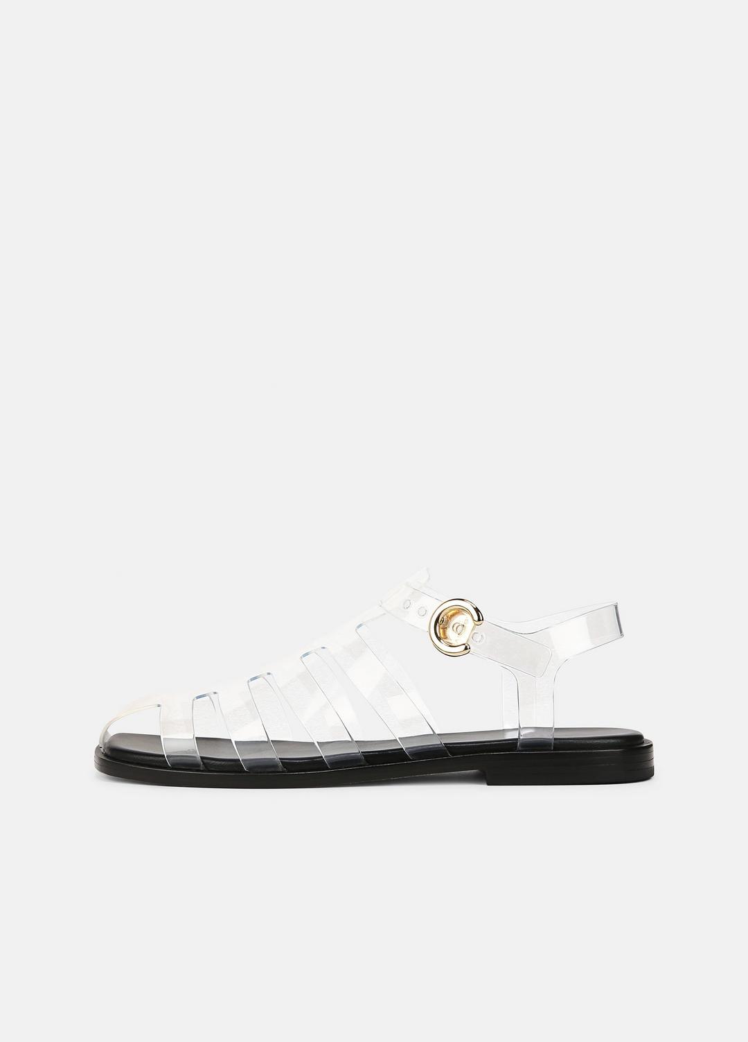 VINCE | Melina Jelly Fisherman Sandal in Shoes - CLEAR