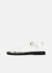 VINCE | Melina Jelly Fisherman Sandal in Shoes - CLEAR