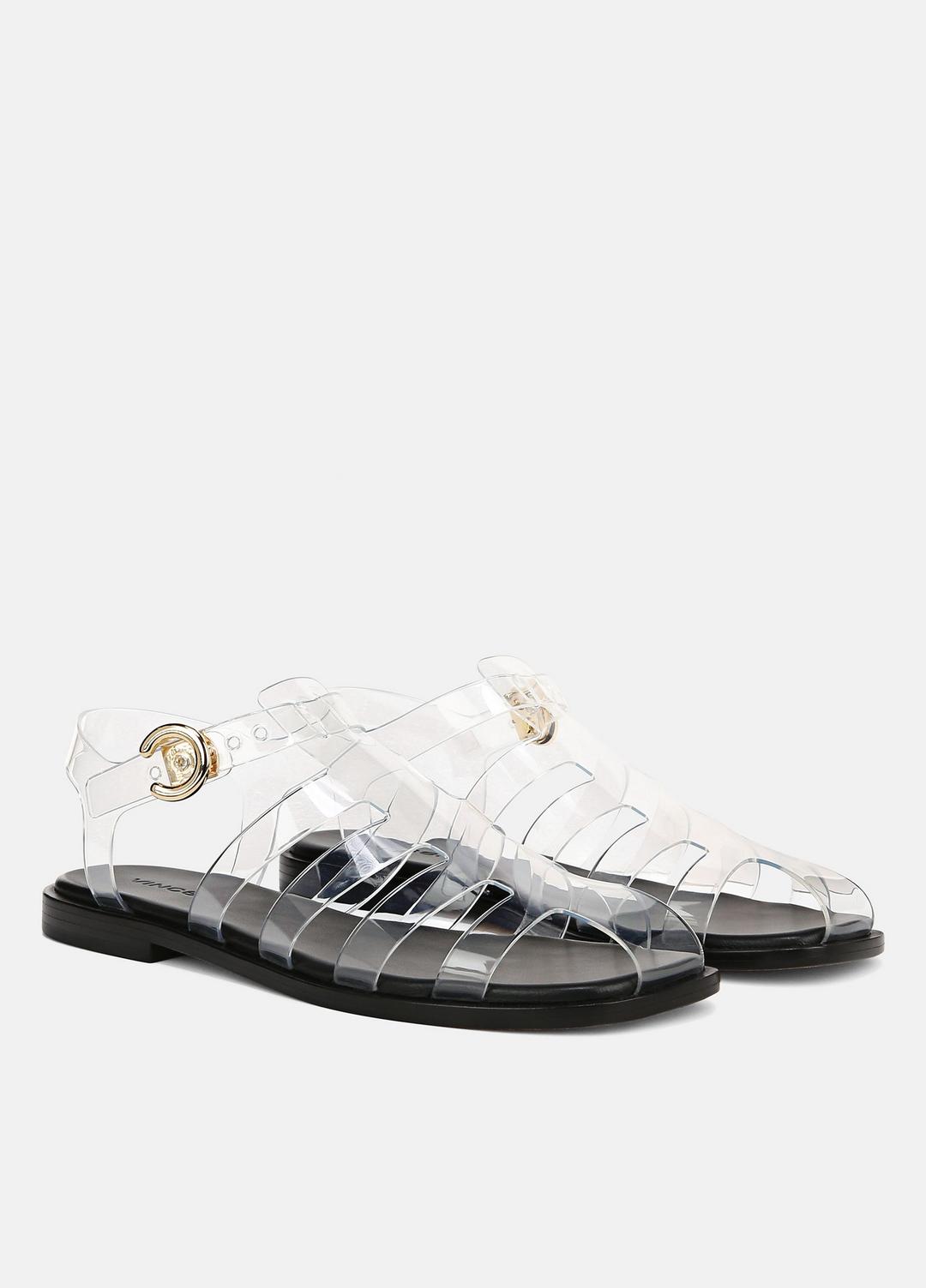 VINCE | Melina Jelly Fisherman Sandal in Shoes - CLEAR