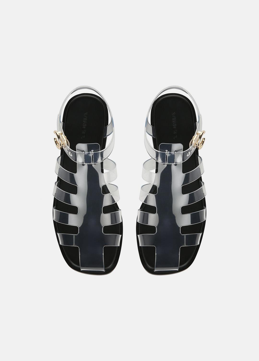 VINCE | Melina Jelly Fisherman Sandal in Shoes - CLEAR