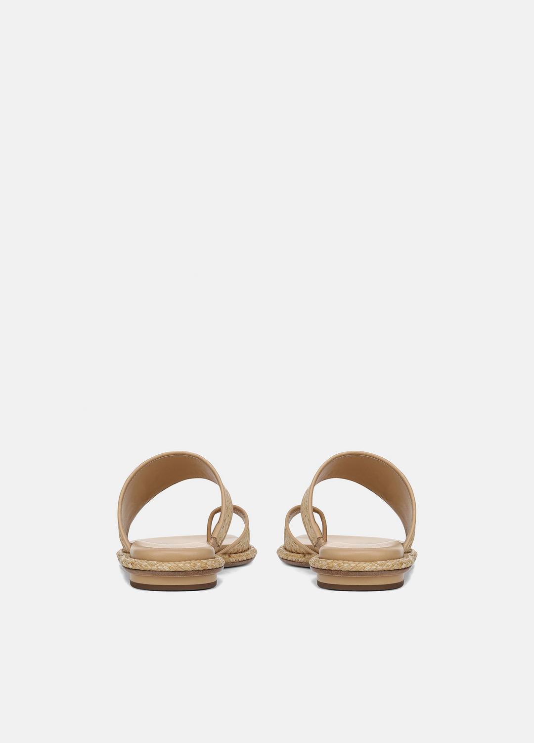 VINCE | Lukas Raffia Sandal in Shoes - TOASTED WHEAT