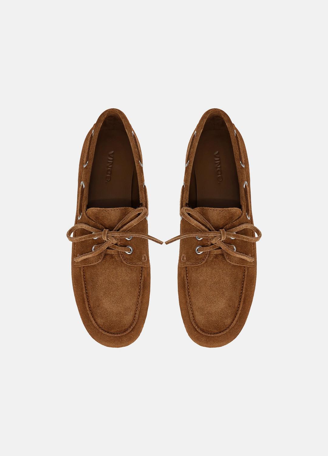 VINCE | Marin Suede Lace-Up Loafer in Shoes - ELMWOOD