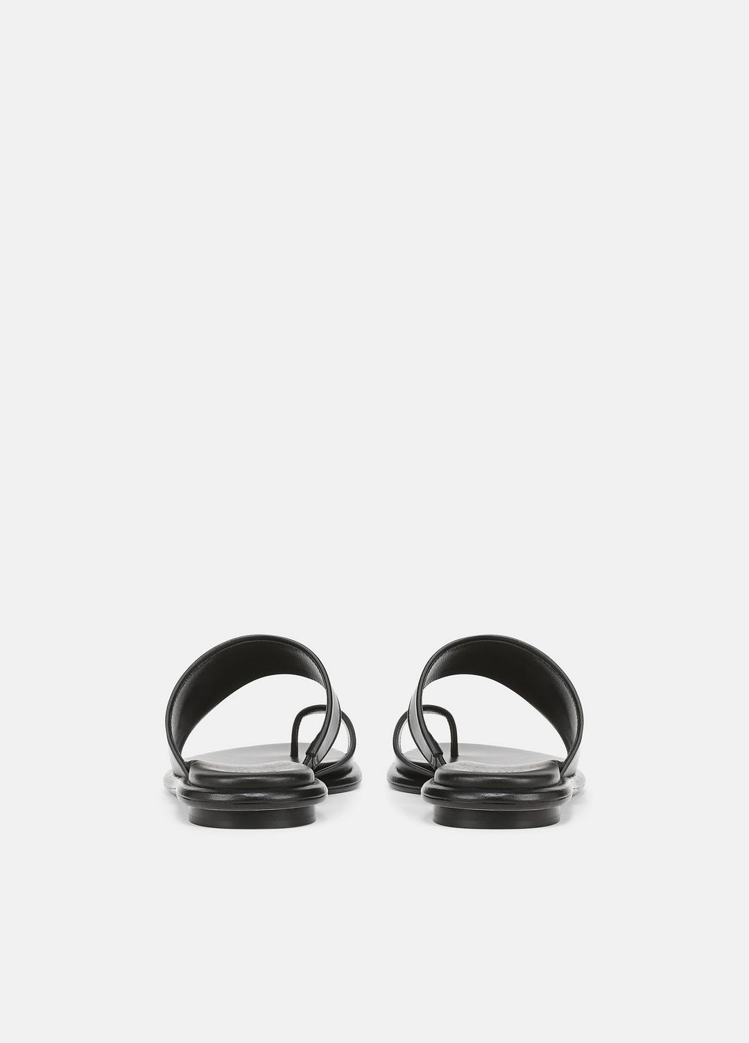 VINCE | Lukas Leather Sandal in Shoes - BLACK