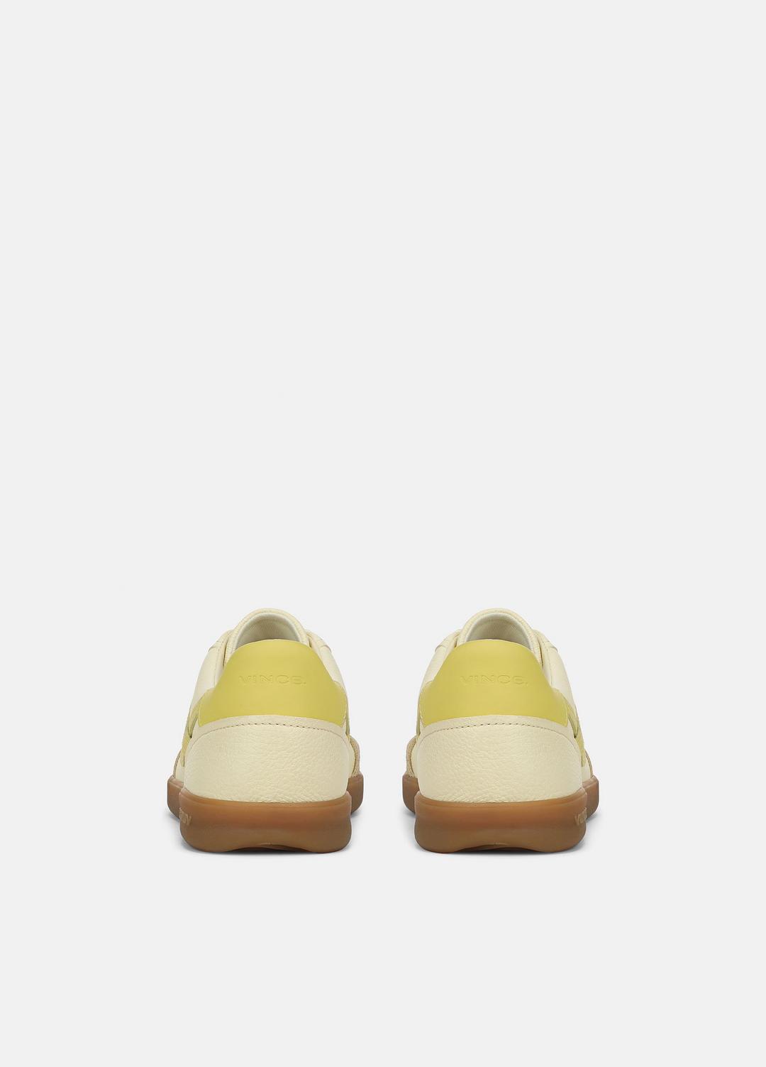 VINCE | Oasis Leather & Suede Sneaker in Shoes - SAND DUST/STRAW SEED/CHAMOMILE