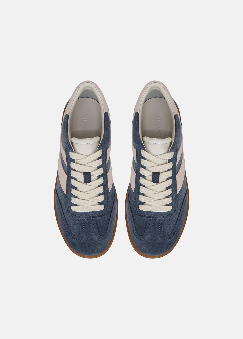 VINCE | Oasis Suede & Leather Sneaker in Shoes - HUNTINGTON BLUE/POWDER PINK