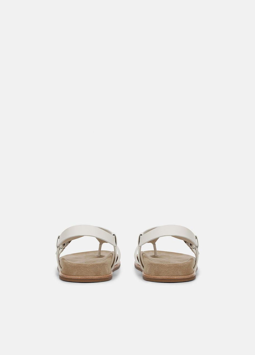 VINCE | Franca Leather Sandal in Shoes - MILK