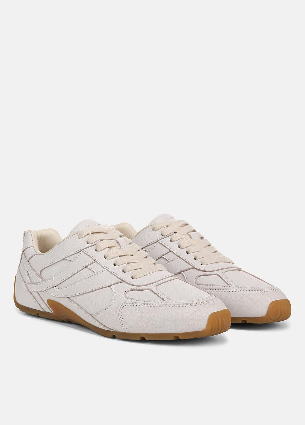 VINCE | Mojave Leather & Suede Trainer Sneaker in Shoes - SABBIA MULTI