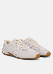 VINCE | Mojave Leather & Suede Trainer Sneaker in Shoes - SABBIA MULTI