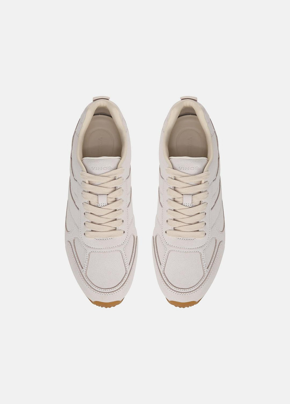 VINCE | Mojave Leather & Suede Trainer Sneaker in Shoes - SABBIA MULTI