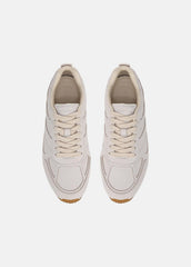VINCE | Mojave Leather & Suede Trainer Sneaker in Shoes - SABBIA MULTI