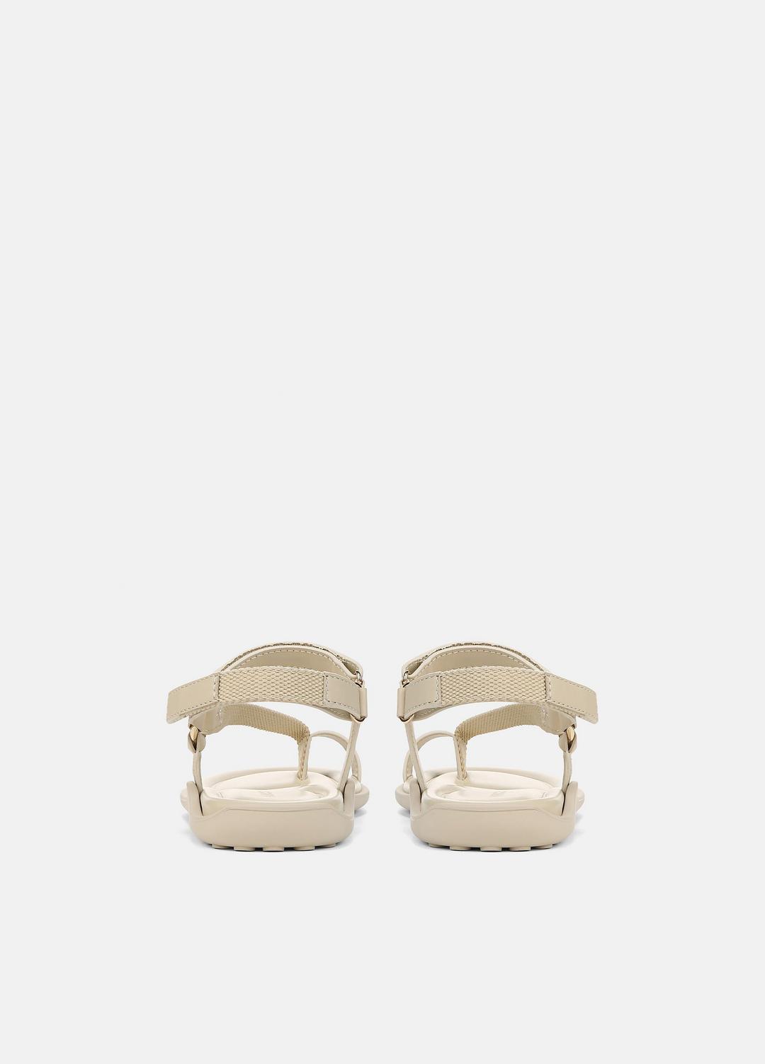VINCE | Summer Leather & Canvas Sandal in Shoes - MOONLIGHT