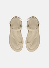 VINCE | Summer Leather & Canvas Sandal in Shoes - MOONLIGHT