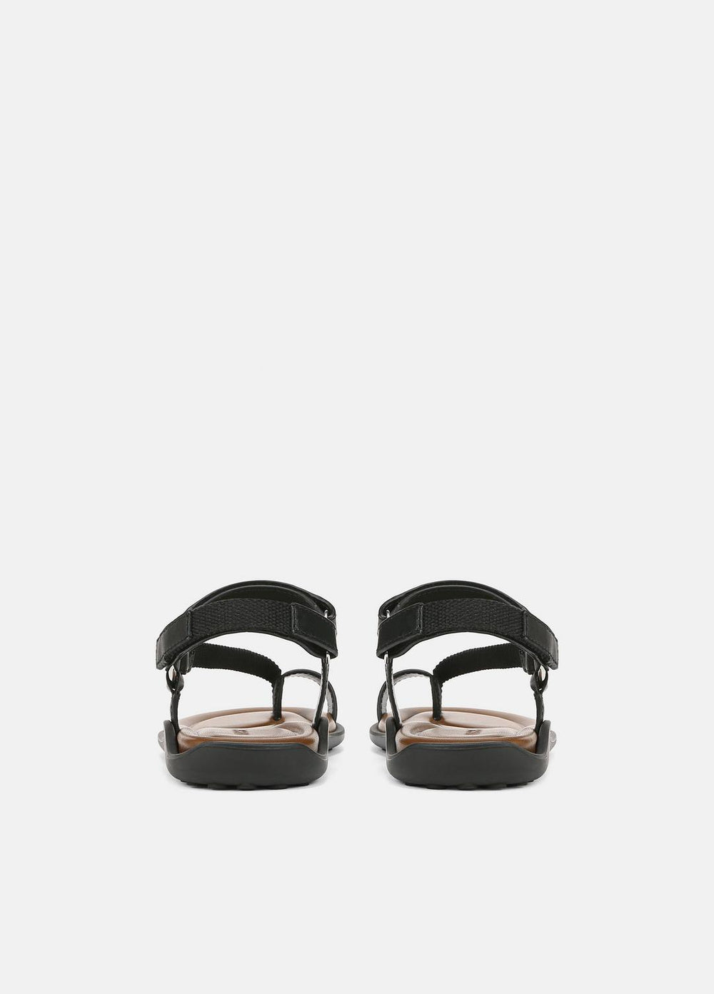 VINCE | Summer Leather & Canvas Sandal in Shoes - BLACK