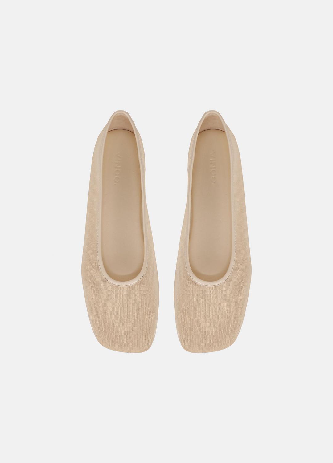 VINCE | Leah Mesh Flat in Shoes - BIRCH SAND